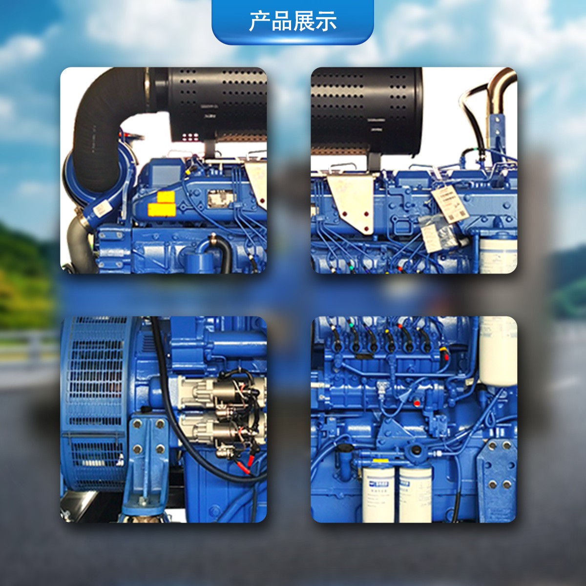 500KW發電機組工廠礦山酒店學校常用備用500千瓦玉柴柴 油發電機組