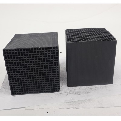 5*10*10cm耐水高碘值蜂窩活性炭 垃圾中轉站除臭過濾蜂窩炭