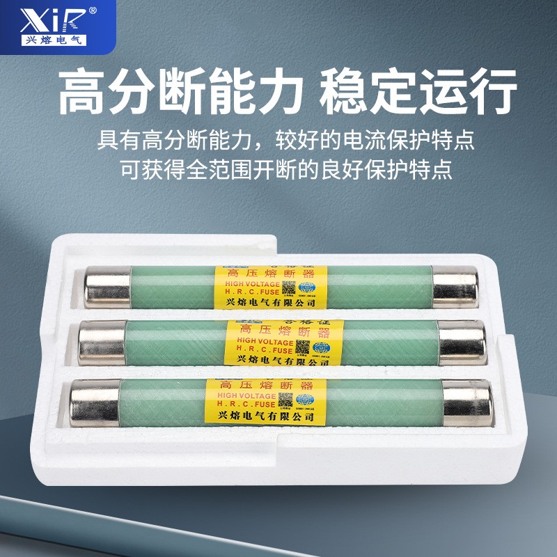 XRNP1-10-12KV高壓分段能力限流熔斷器0.5a1A2A3互感器保險絲PT管