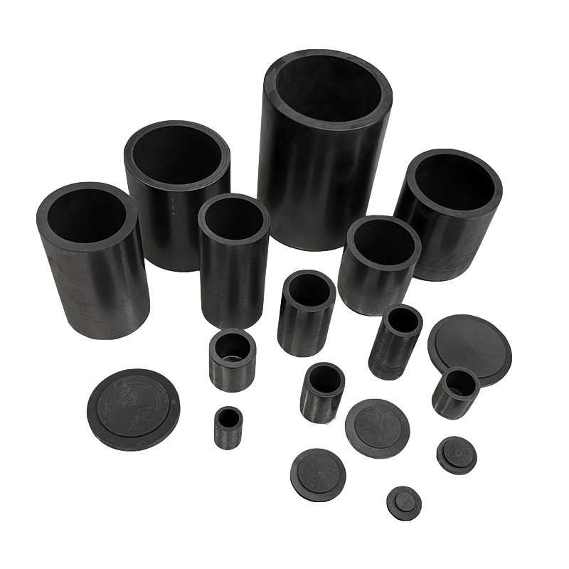 高純石墨直筒坩堝耐高溫耐腐蝕可熔金銀銅可選尺家單環(huán)石墨坩堝