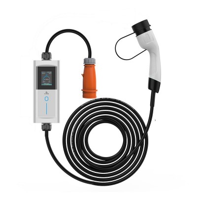 般納新能源汽車免接地線充電器便攜式7KW-22kw特斯拉新能源充電槍