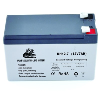 免維護閥控式密封鉛酸蓄電池12V7AH噴霧器電池光伏UPS電瓶廠家