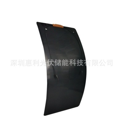 200W半柔性太陽能電池板柔性單晶車載供電露營房車光伏組件發(fā)電板