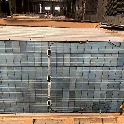 批發(fā)晶科405W太陽(yáng)能電池板單晶光伏發(fā)電板大功率太陽(yáng)能發(fā)電板