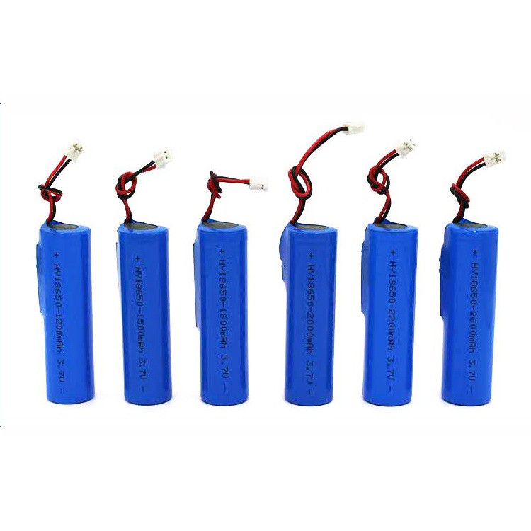 18650帶線電池3350毫安2600mah帶保護板充電電池3.7V便攜音箱電池