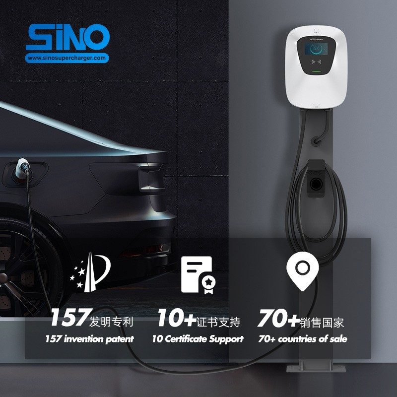 跨境出口新能源交流充電樁7KW商用充電樁歐標美標22KW