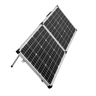 100W18V晶硅鋁框折疊太陽能板便攜移動(dòng)充電板源頭工廠直銷