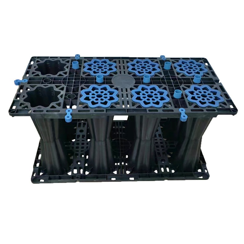 鄂州PP模塊池雨水回用系統雨水收集模塊設備蓄水池海綿城市拼裝PE