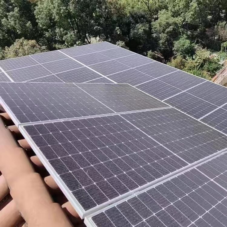 10kw太陽能光伏發電系統戶外工程廠區屋頂太陽能板太陽能光伏板