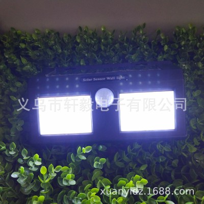 款太陽(yáng)能感應(yīng)燈40LED人體感應(yīng)壁燈戶外照明庭院燈防水路燈