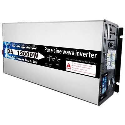 源頭廠家光伏純正弦波逆變器12v24v48V60v72伏轉220v太陽能轉換器