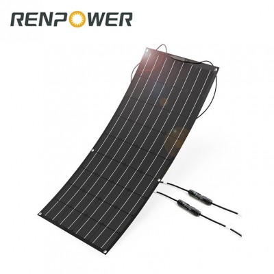 60W HPBC太陽能柔性板高效率高轉換率輕便可彎曲不易變形