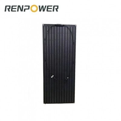 太陽能板柔性185W可彎曲光伏板單晶硅PET/ETFE薄膜戶外發電